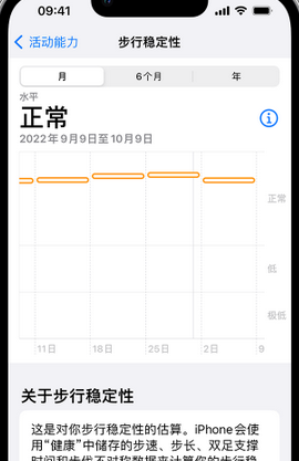 博山iPhone手机维修如何在iPhone开启'步行稳定性通知'