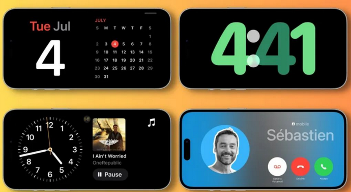 博山苹果手机维修分享iOS17横屏充电待机显示有什么好处 