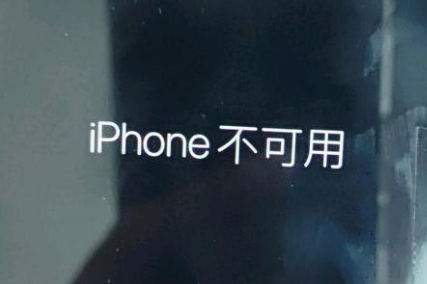 博山苹果服务网点分享锁屏界面显示“iPhone 不可用”如何解决 